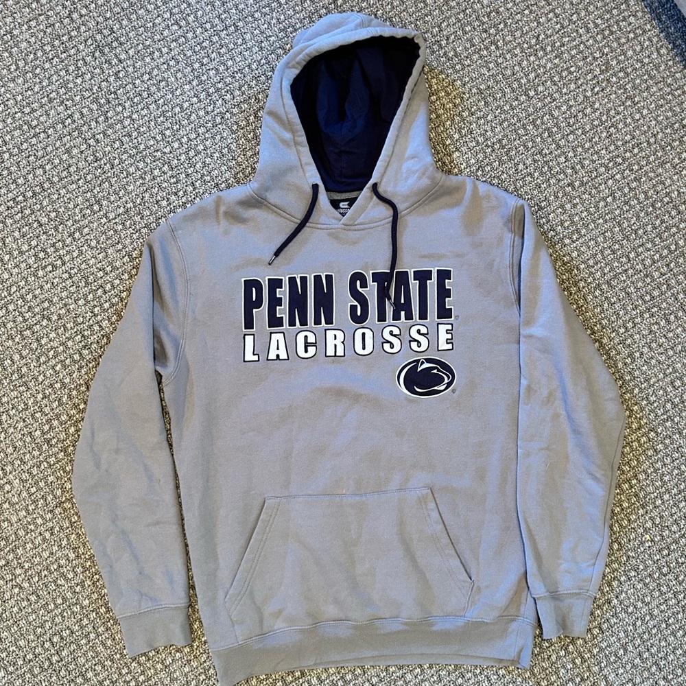 Colosseum Gray and Purple Hoodie